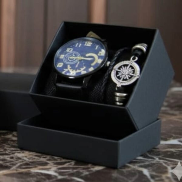 Set de Reloj y Pulsera Masculina Set de Reloj y Pulsera Masculina